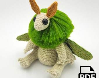 Moth Doll Amigurumi Pattern (Toy Version)