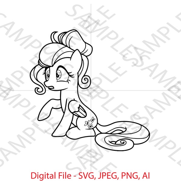 Shutterfly Outline, My Little Pony, My Little Pony SVG, Shutterfly My Little Pony, Cartoon, Vinyl Cutting, Cricut, Shutterfly Custom Design