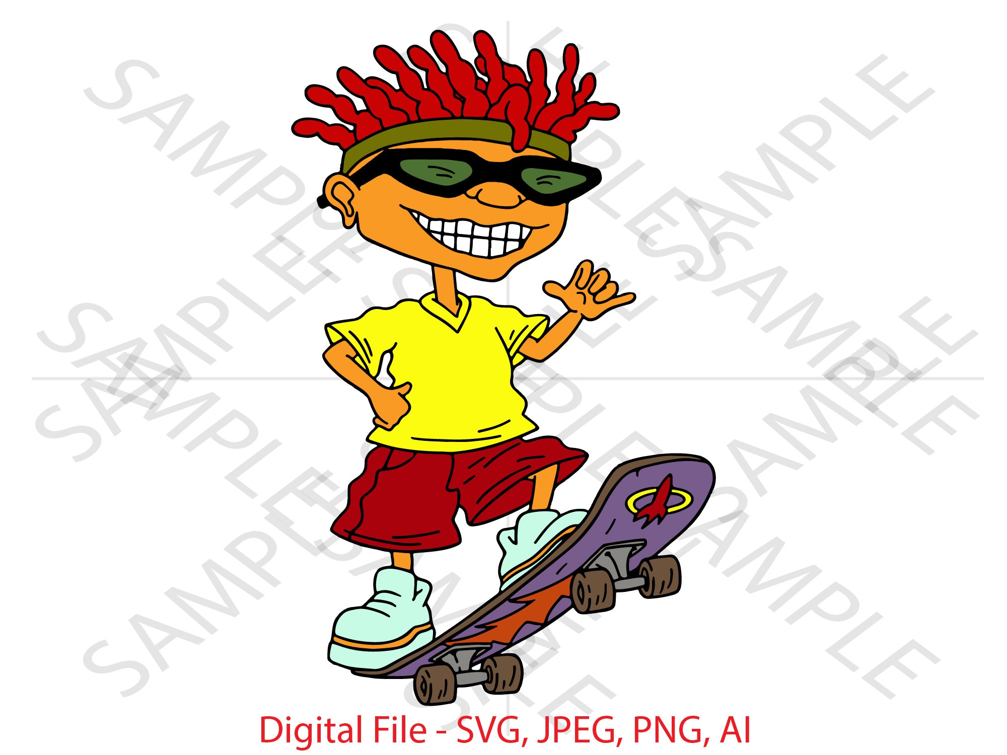 Otto Rocket Rocket Power Rocket Power SVG Otto Rocket SVG - Etsy