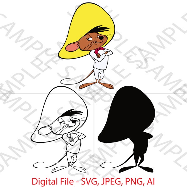 Speedy Gonzales Package, looney tunes, looney tunes SVG, Speedy Gonzales Looney Tunes, Cartoon, Vinyl Cutting, Custom Speedy Gonzales Design