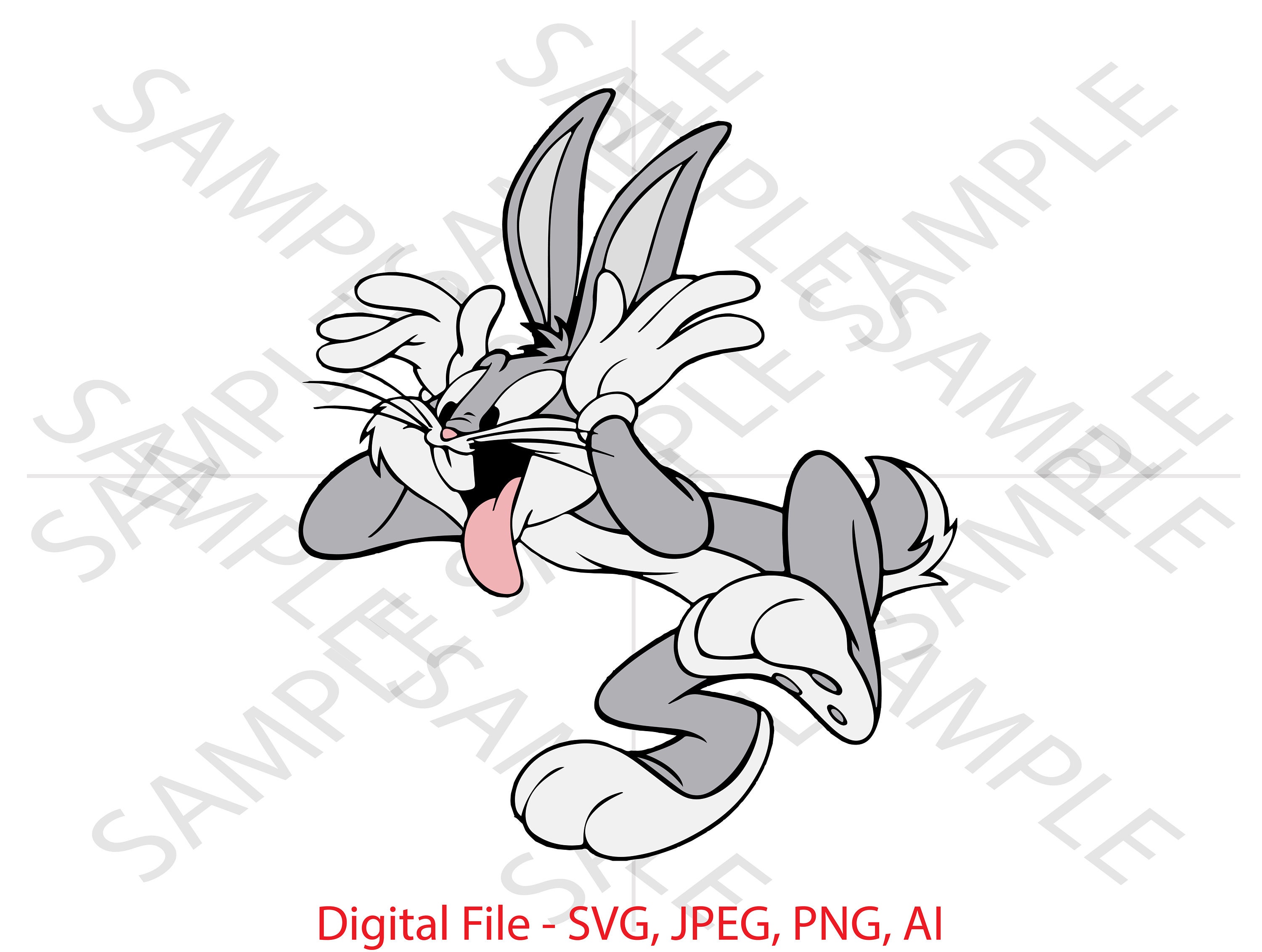 Broche (Pin) Émail Bugs Bunny – Looney Tunes Warner Bros., Classique Dessin Animé