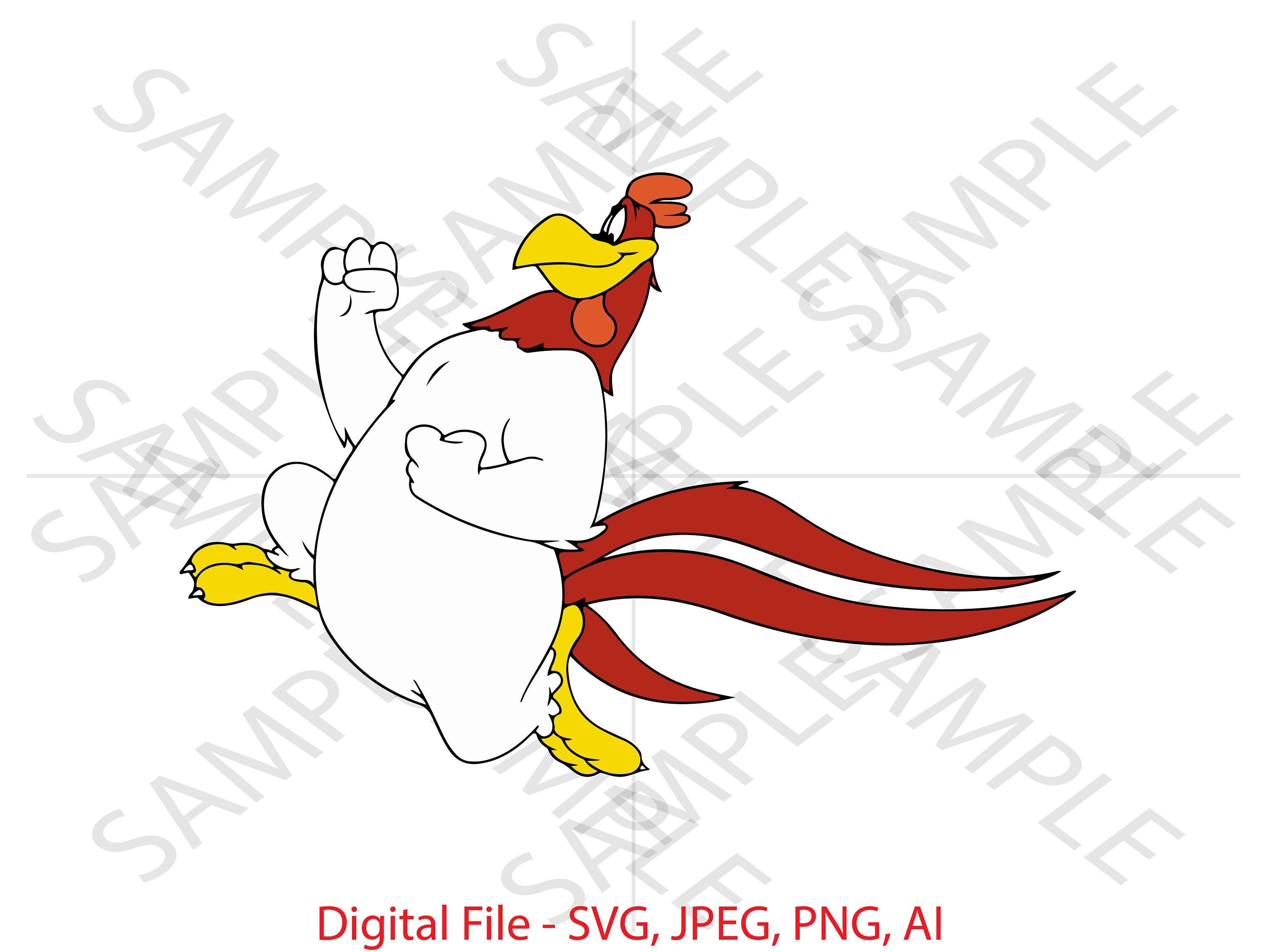 Foghorn Leghorn, Looney Tunes, Looney Tunes SVG, Foghorn Leghorn Looney