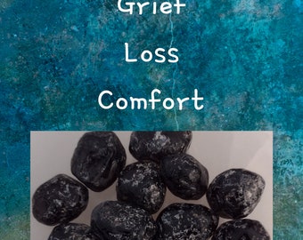 APACHE TEARS ~ Tumbled (not smooth) Pocket Stone
