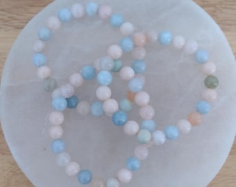 WHOLESALE MORGANITE Gemstone Bead Bracelet Love Compassion Heart Chakra