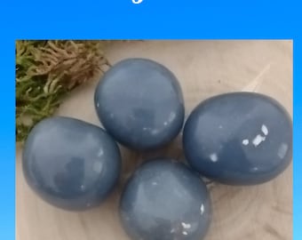 ANGELITE Tumbled Stone ~ Pocket Stone
