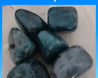 Blue Apatite Tumbled Stone