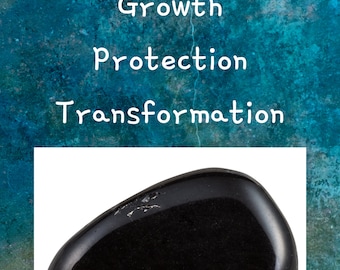 BLACK OBSIDIAN pocket stone