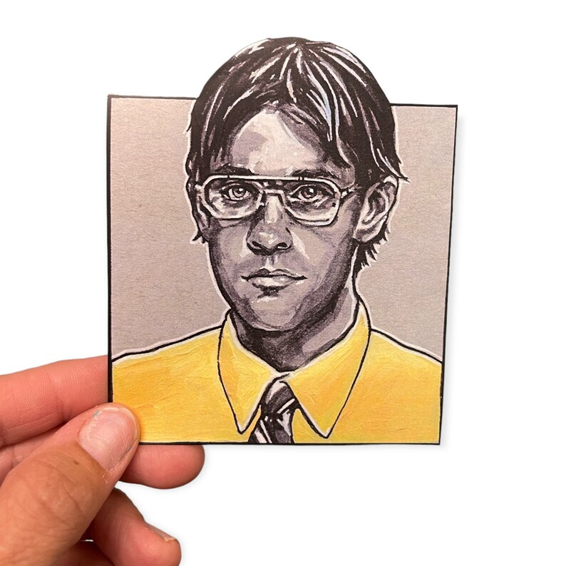Jim Halpert Dressed as Dwight Vinyl Decal Sticker the Office Waterproof