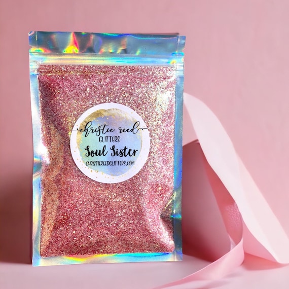 Soul Sister Beautiful Iridescent Light Polyester Glitter for Tumbler Making  Glitter for Tumblers Resin Art Epoxy Cup Tumbler Making Supplies