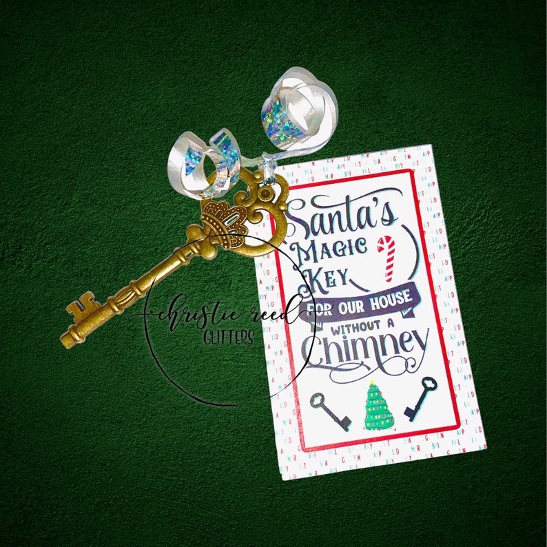 Santa’s Magic Key - Christmas Eve - Santa Gift - Santa No Chimney Key ...