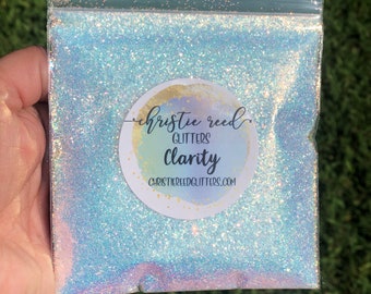 Clarity White Opal Cheat Glitter Tumbler Making Glitter for Tumblers Resin Art Epoxy Tumbler Making Gorgeous Glitter Mix Gold Reflecting