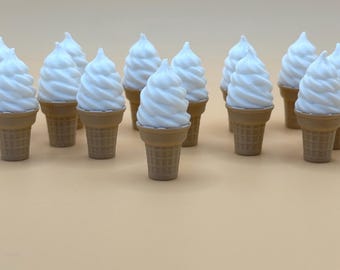Mini Ice Cream Cone | Set of 10 |  Cruising | 3D Printed | 1.25 inch