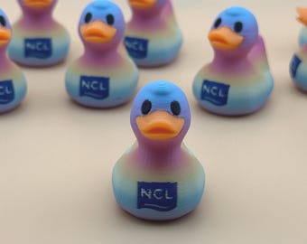 Pack of 10 | 1.25 inch | 3D Printed Cruise Duck | NCL Inspired Cruising Duck