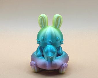 Pack of 4 | Bunny Duck | 2 inch | 3D Printed