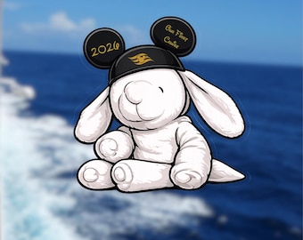 Evie Disney Cruise Towel Dog Magnet | Fish Extender | Cruise Door Magnet  | Family Cruise Magnet