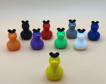 Mini Set of 20 | Disney Inspired Cruising Duck | 3D Printed Cruise Duck