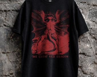 Great Red Dragon Shirt - William Blake, Horror, Satanic Graphic Tee