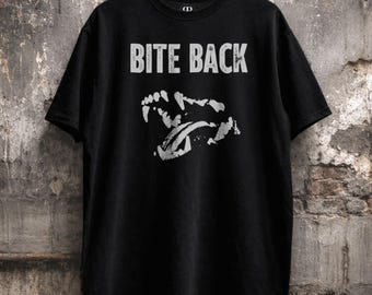 Bite Back Shirt, Anarchy, Leftist, Punk Art
