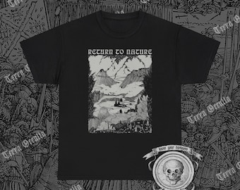 Return To Nature Shirt, Nature Lover, Wilderness, Hiking