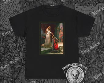 The Accolade Shirt, Edmund Leighton, Chivalry, Medieval Knight, Knighthood