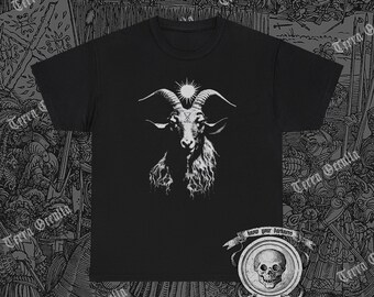 Sabbatic Goat Shirt, Baphomet, Goat of Mendes, Black Metal