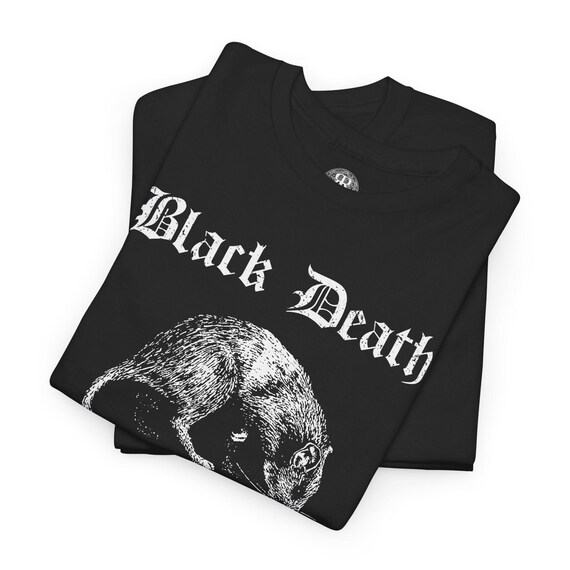 Black Death European Tour Shirt, Plague Rat, Middle Ages, Dark