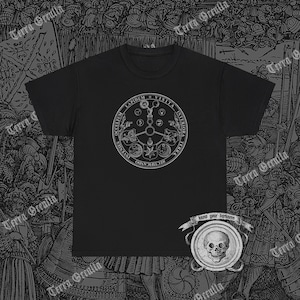 Vitriol T-Shirt, Alchemy T-Shirt, Freemasonry Shirt, Alpha and Omega, Occult T-Shirt, Philosophers Stone, Hermetic Shirt, V.I.T.R.I.O.L.