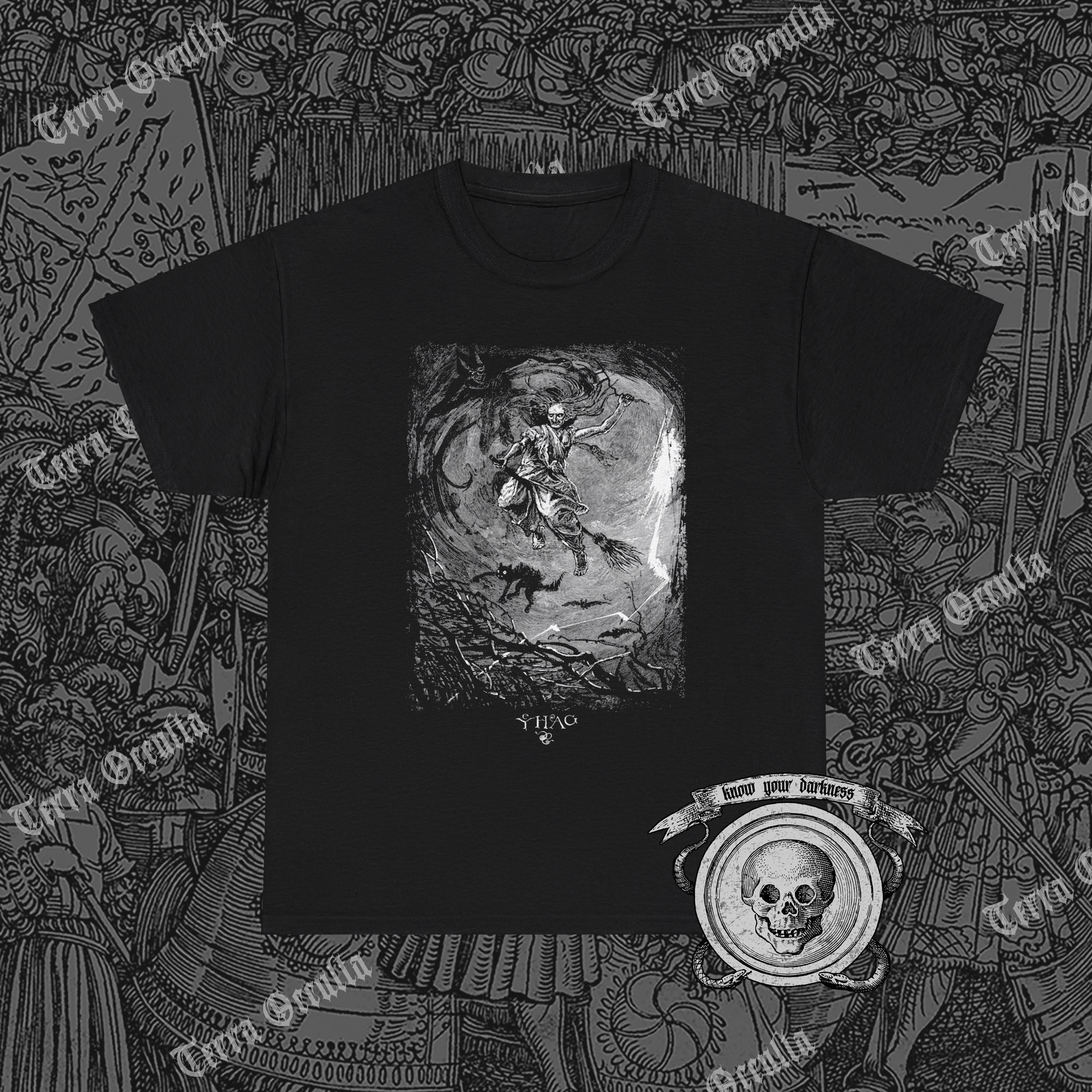 Ye Hag Shirt, Witch Flying on Broom, The Witch, Witches Sabbath, Witchcraft