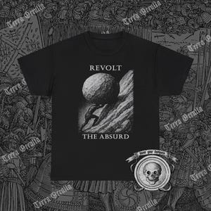 Camisa Rebelión El Absurdo, Mito de Sísifo, Absurdismo