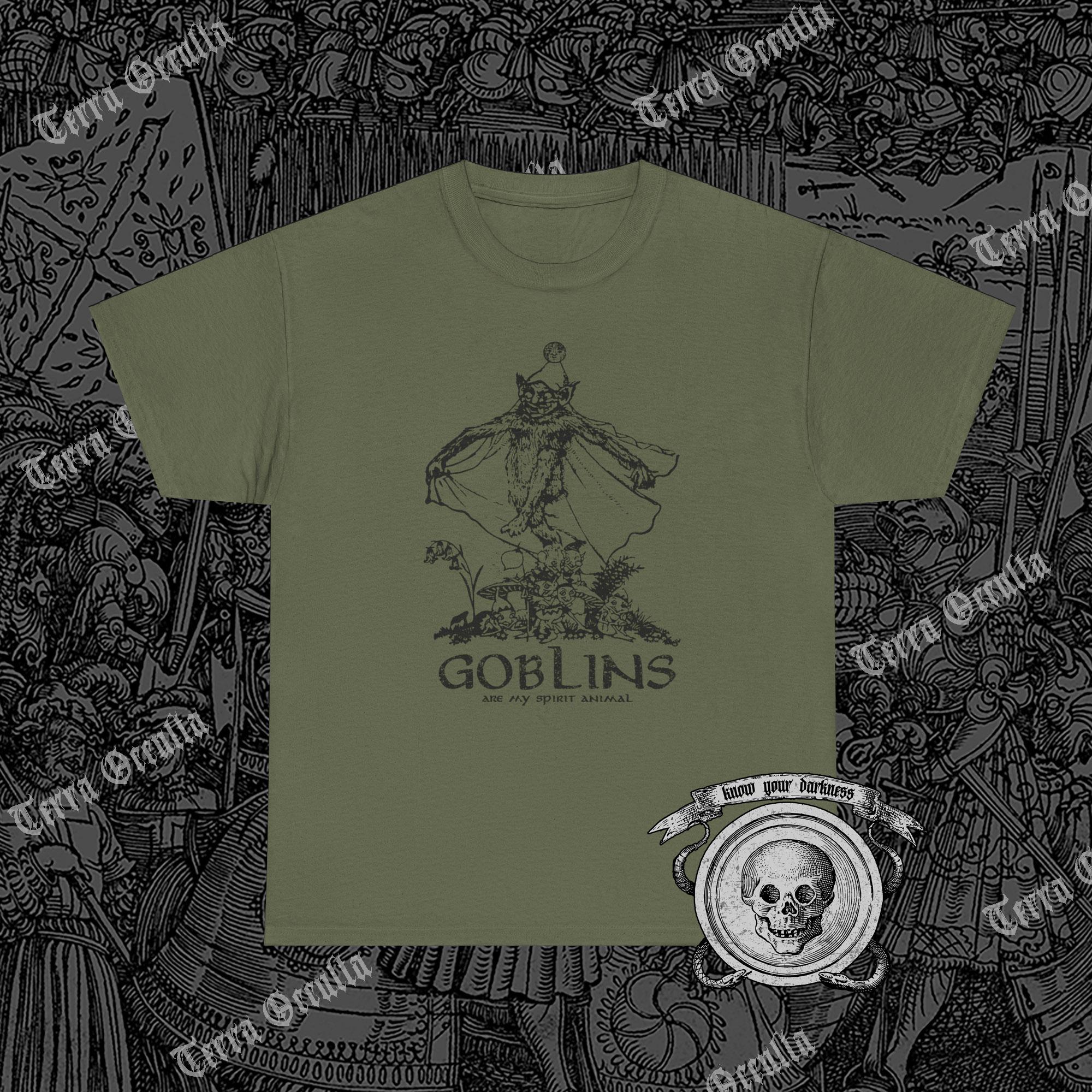 Goblin T-shirt, Goblins Are My Spirit Animal Tee, Goblin