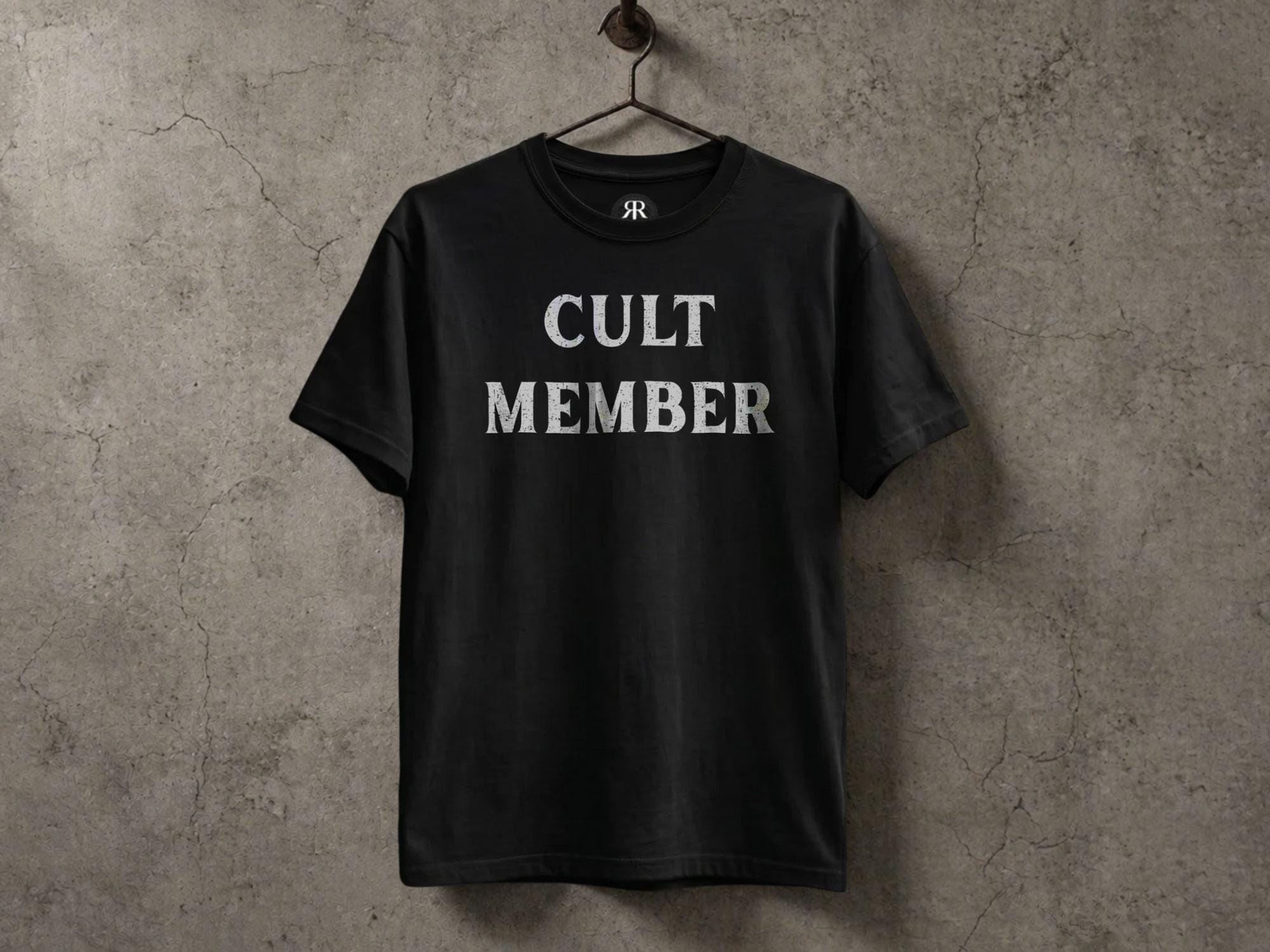 Cult Member Shirt - Funny Cult Graphic Tee, Y2K Dark Humor T-shirt 