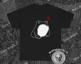 Camisa Sapo Nada Impressionado, Sapo Japonês, Matsumoto Hoji