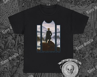 Chemise du vagabond au-dessus de la mer de brouillard, Caspar David Friedrich, Romantisme