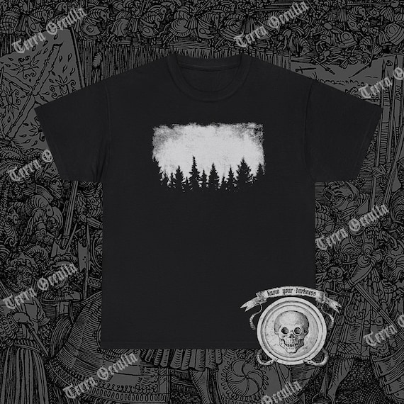 Dark Forest Shirt: Pagan Nature Worship, Misty Forest
