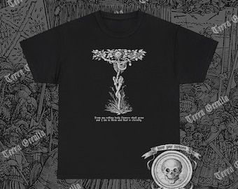 From My Rotting Body Flowers Shall Grow Shirt, Skeleton, Dark Academia