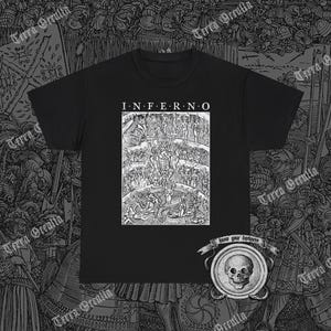 Inferno Shirt, Hell, Dante&#39;s Inferno, Medieval Woodcut