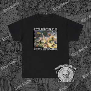 Born in Wrong Generation Shirt, Silurian Shirt, Cambrian Shirt, Precambrian Shirt, Prehistoric Shirt, Paleontology Shirt, Geology Shirt