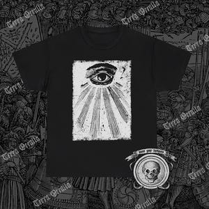 All Seeing Eye Shirt, Eye Of Providence Shirt, Masonic T-Shirt, Freemasonry Shirt, Satanic Shirt, Occult T-Shirt, Witchy Tee, Esoteric Shirt