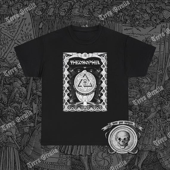 Theosophia Shirt, No Religion Higher than Truth, Theosophy, Helena Blavatsky