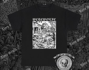 Camisa de hombre lobo, licántropo, hombre lobo, hombre lobo, licantropía