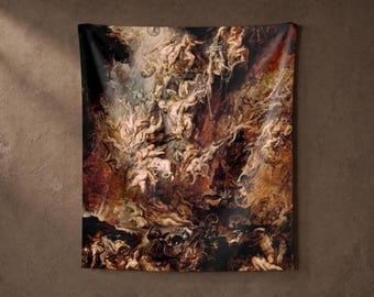 Arazzo della Caduta degli Angeli Ribelli - Peter Paul Rubens, arte gotica da parete