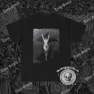 Bat Woman T-Shirt, Distressed Witchcraft Shirt, Satanic T-Shirt, Occult Shirt, Witchy Tank Top, The Witch T-Shirt, Witches Sabbath Shirt