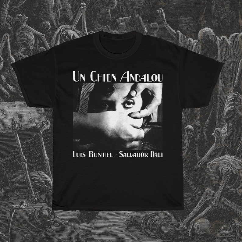 Un Chien Andalou Shirt, Luis Bunuel, 20's Horror, An Andalusian Dog Shirt, Surreal T-Shirt, Cult Classic image 1