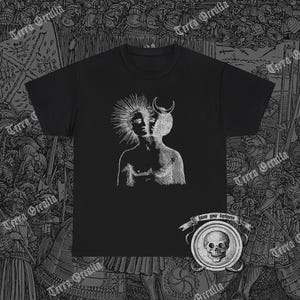 Maglietta Dualità, Maglietta Alchemica, Maglietta Occulta, Canotta Esoterica, Maglietta Rebis Alchemica, Abbigliamento Alternativo, Maglietta Wicca, Sole e Luna