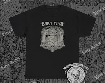 Baba Yaga-hutshirt, Slavische folklore, heidens, volkshorror