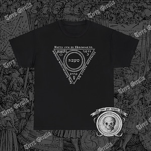 Clavis T-Shirt, Basil Valentine, Alchemy T-Shirt, Solve et Coagula, Occult T-Shirt, Hermetic T-Shirt, Esoteric Shirt, Philosopher&#39;s Stone