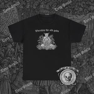 Worship the Old Gods, Satyr T-Shirt, Paganism Shirt, Horned God Shirt, Cernunnos Shirt, Celtic Folklore Shirt, Norse Pagan Shirt, Wicca Tee