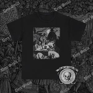 Black Mass T-Shirt, Witches Sabbath Shirt, Witchcraft T-Shirt, Satanic T-Shirt, Occult Shirt, Baphomet Shirt, Lucifer Shirt, Halloween Shirt