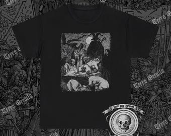 Black Mass Shirt, Witches Sabbath, Satanic T-Shirt