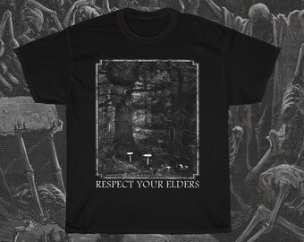 Respect Your Elders, Ancient Forest Shirt, Trees T-Shirt, Nature T-Shirt, Dark Woods T-Shirt, Nature Lover Shirt, Pagan T-Shirt